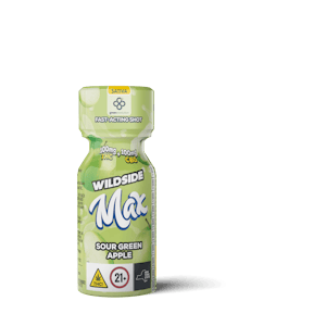Green Revolution - Green Revolution: Wildside Max Shots | 1:1 THC: CBG Sour Green Apple Shot [2oz]