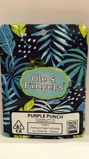 Ole'4 Fingers - Ole 4 Fingers - Purple Punch - Cart - 1g Main Image