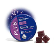 Plus | Midnight Berry Sleep | 10:5:5 Gummies [Solventless Rosin] 100mg