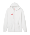MedMen - SM - Mens White Zip Hoodie