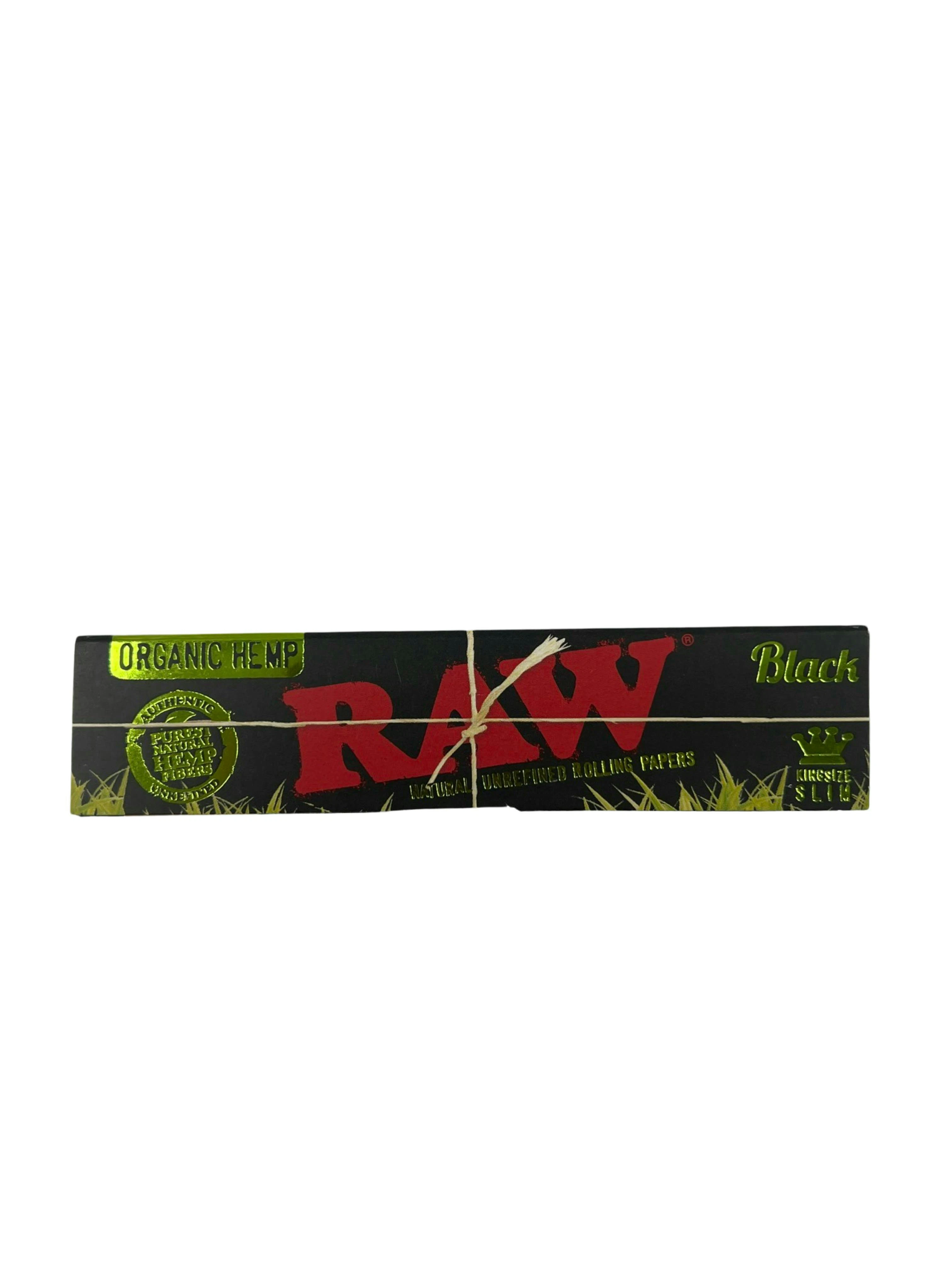 Raw - Raw King Size Slim Black Edition Organic Hemp Rolling Papers Main Image