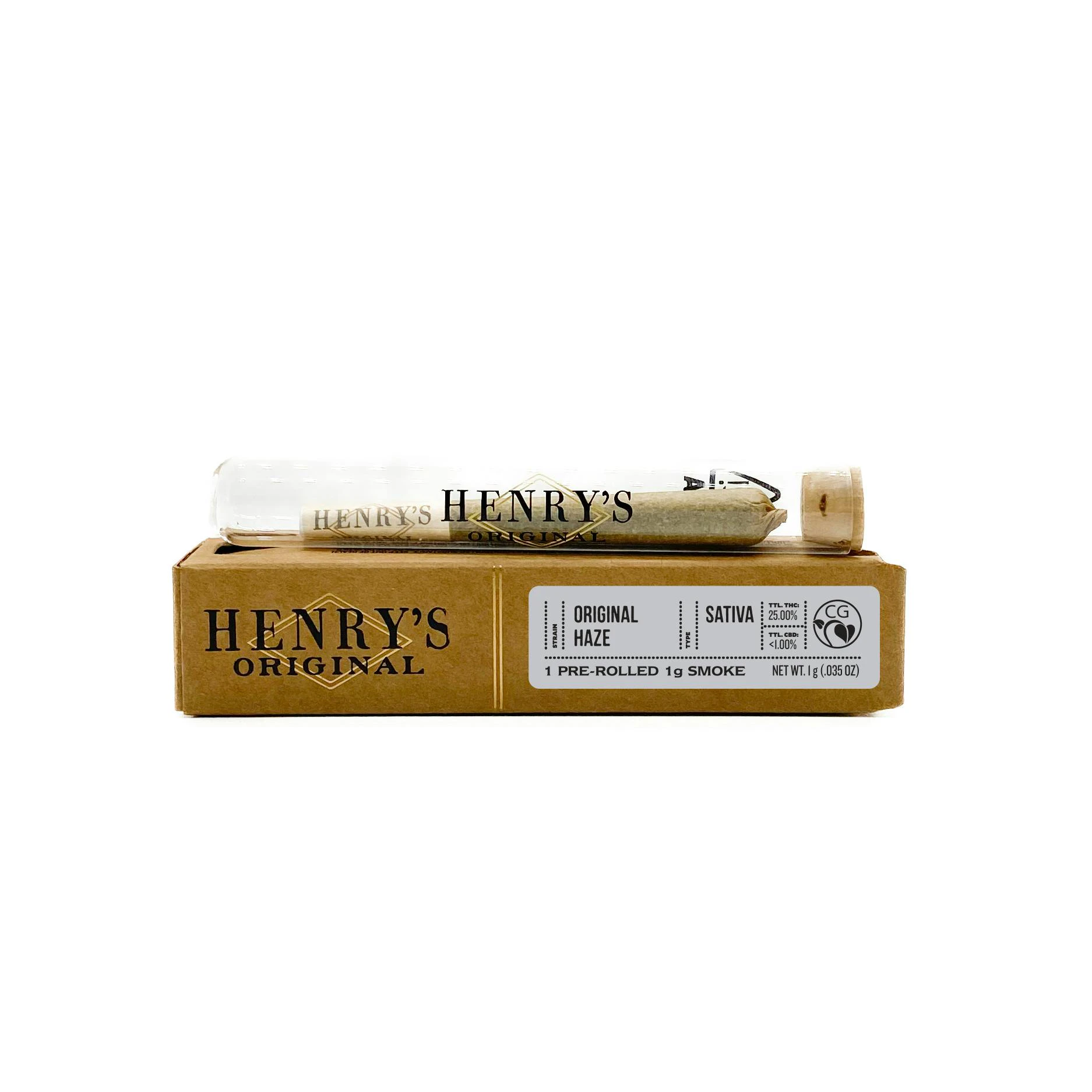 Henry's Original - 1g Single Preroll- Strawberry Cough Main Image