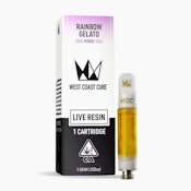 Live Resin Cartridge - 1g Rainbow Gelato