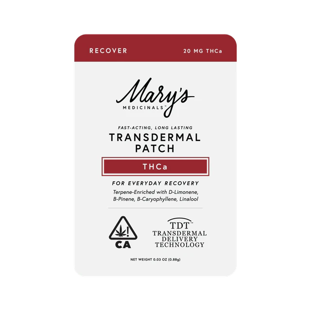 Mary's Medicinals™ - Marys Medicinals-Transdermal - Patches-Recover-1ct- (20mgTHCa) Main Image