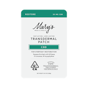 [Mary's Medicinals] Patch - Restore - CBD