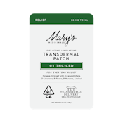 [Mary's Medicinals] Patch - Relief - 1:1