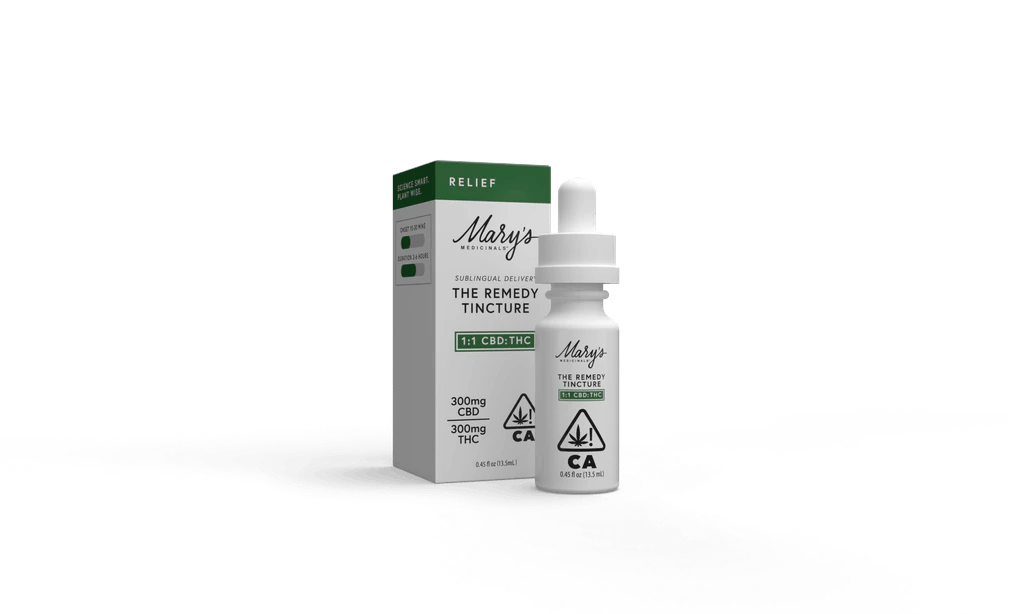 Mary's Medicinals™ - Marys Medicinal - Tincture - The Remedy Relief - CBD:THC - 1:1 Main Image