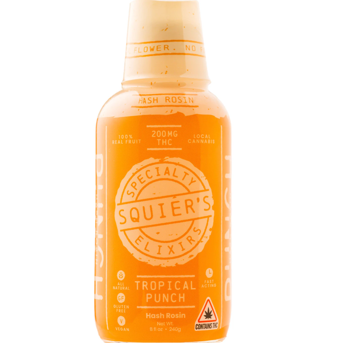 Squier's Specialty Edibles - 200mg Drink | Tangerine Tropical | Hash Rosin Main Image