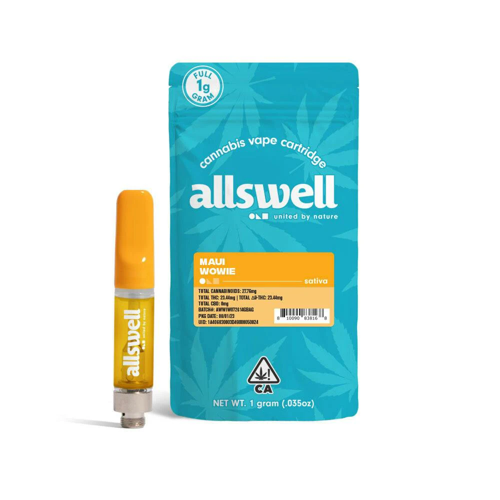 Allswell - Allswell - Maui Wowie - Vape Cart - 1G Main Image