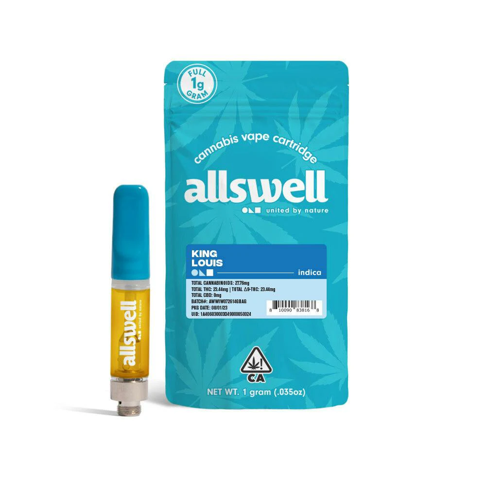 Allswell - Allswell - Cartridge - Distillate - King Louis - 1g Main Image