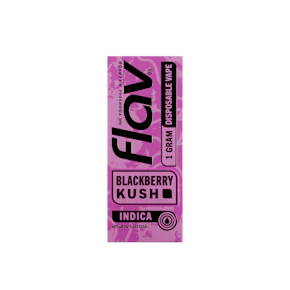 Flav - Distillate Disposable - 1.0g - Blackberry Kush - Indica