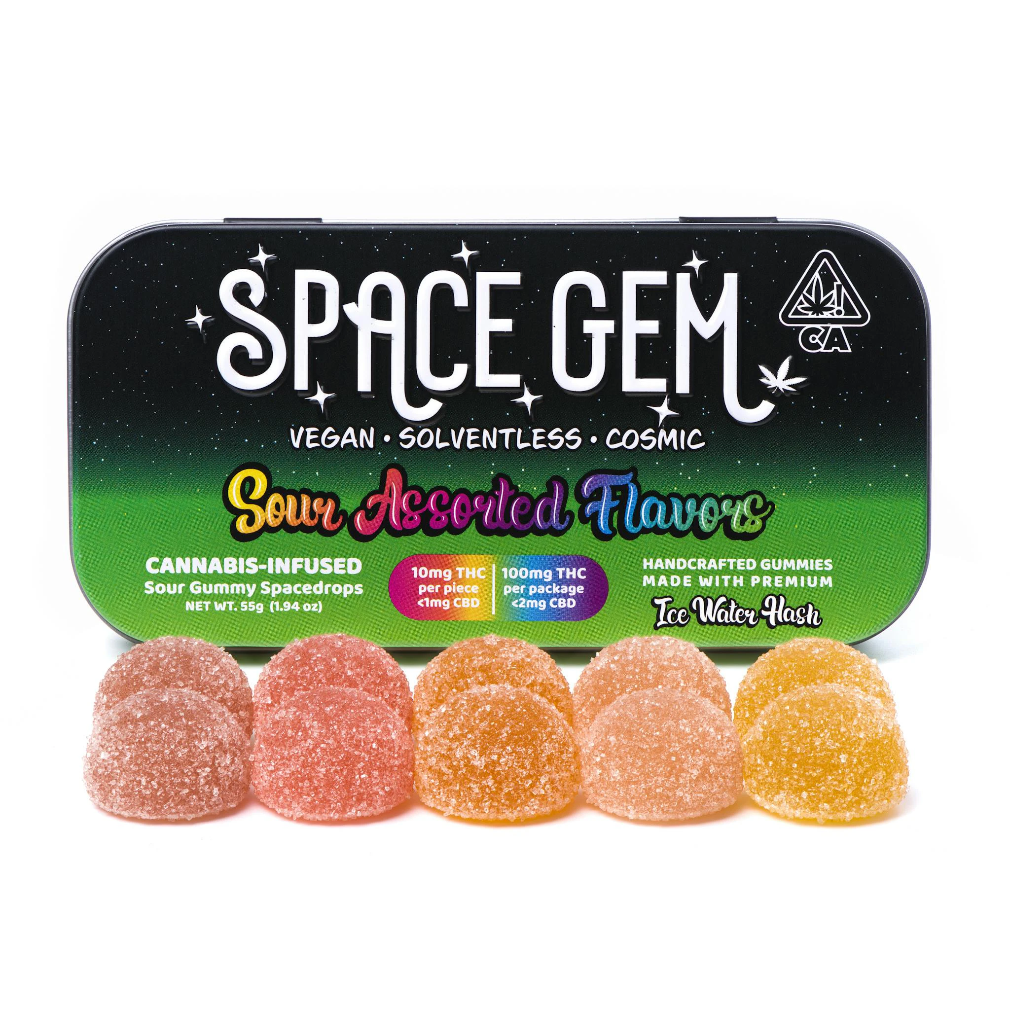 Space Gem - SPACE GEM | Sour SpaceDrops [10pk] (100mg) Main Image