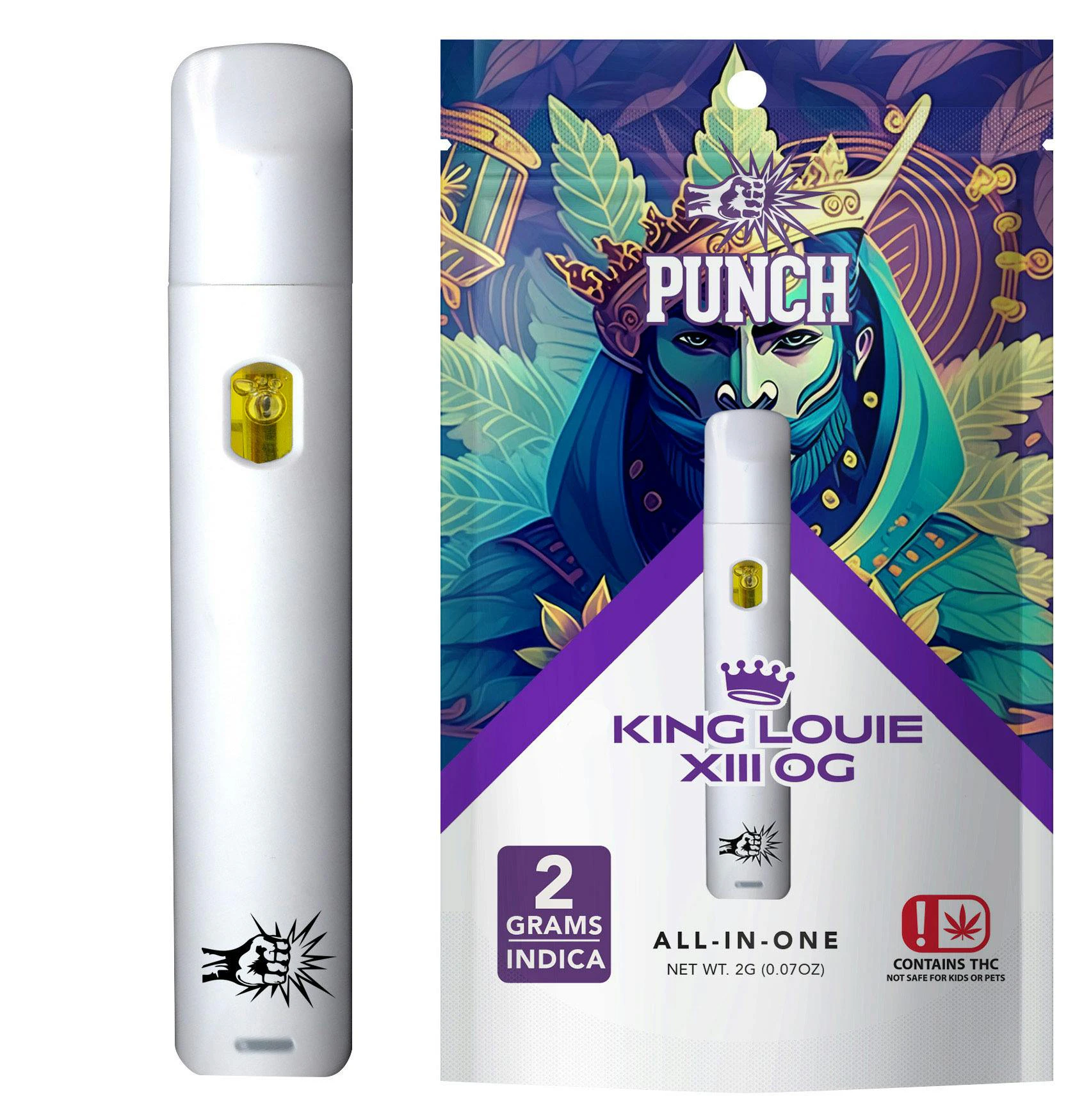 Punch Edibles & Extracts - Punch Extracts - Disposable - King Louie XIII OG - 2g Main Image
