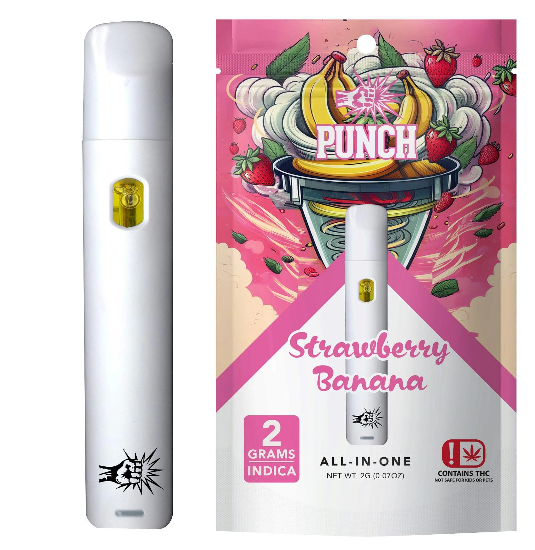 Punch Edibles & Extracts - Strawberry Banana - 2g Disposable (Punch) Main Image