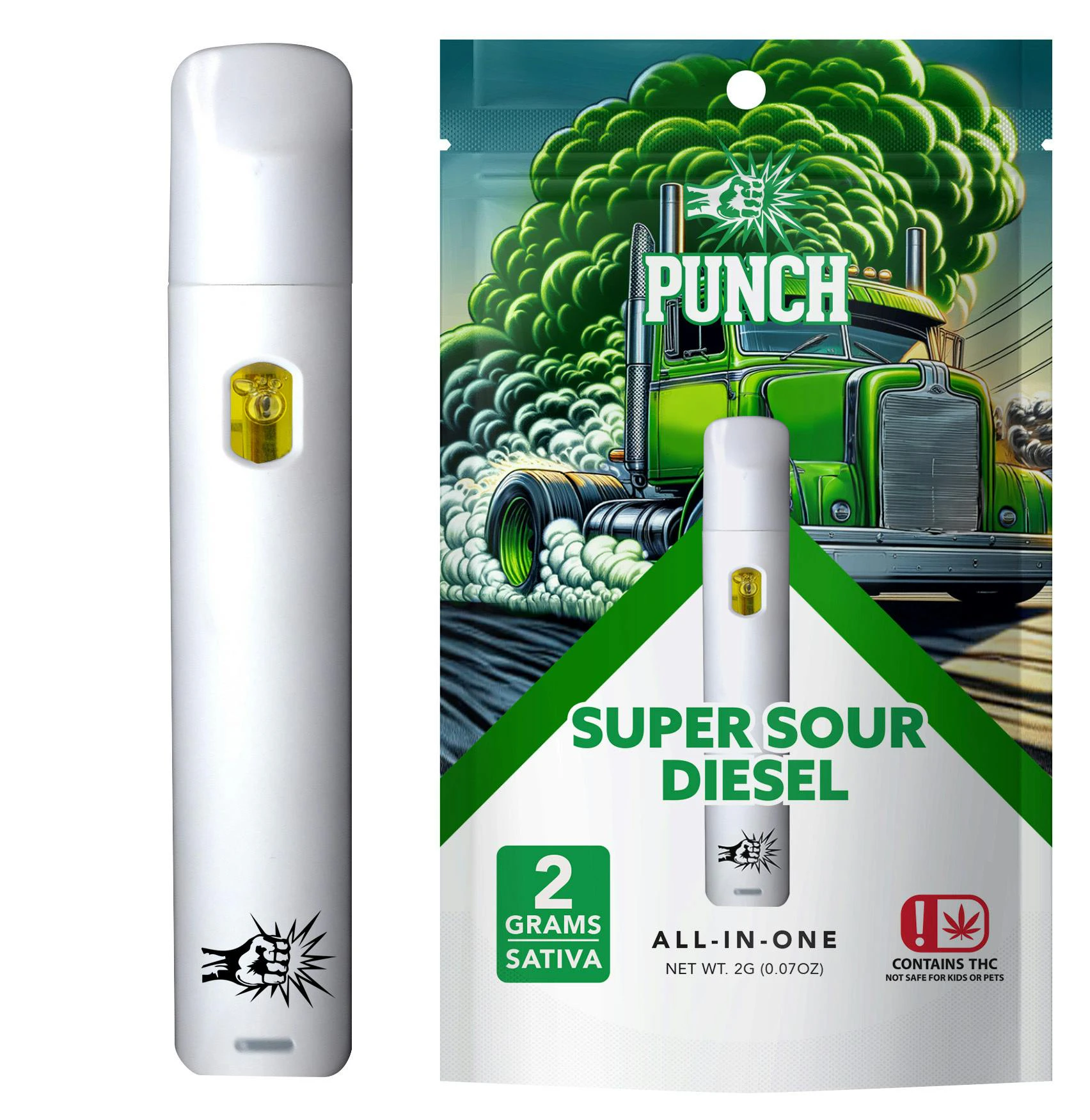 Punch - [Punch] AIO - 2g - Super Sour Diesel (S) Main Image