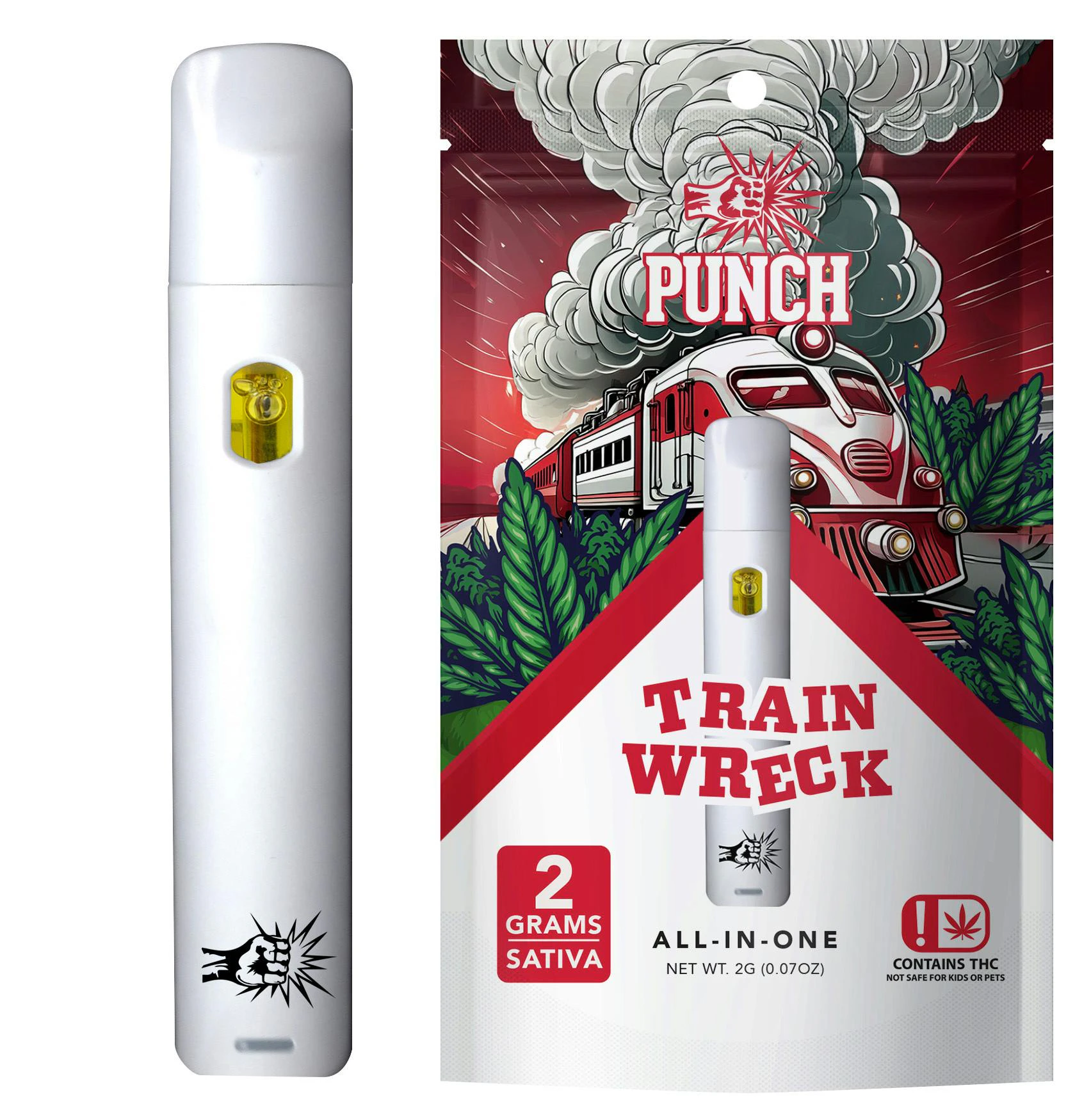 Punch Edibles & Extracts - Trainwreck Distillate AIO (2g) Main Image
