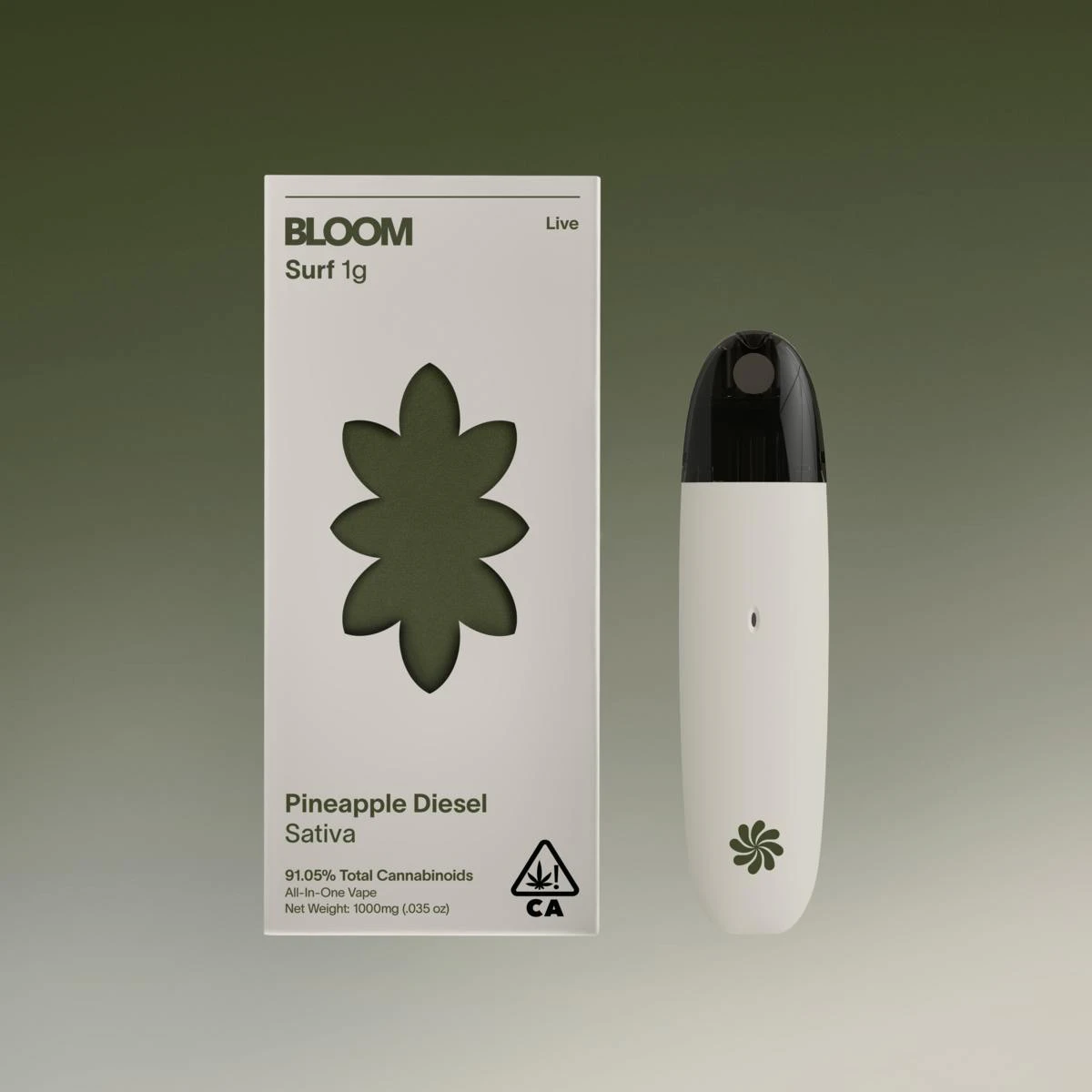 BLOOM - Pineapple Diesel Live - 1g AIO Vape Main Image