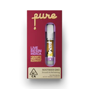 Pure Live Resin 1g Cartridge - Rootbeer GMO - Indica