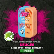 Candy Funk x Peach Sherbert 1G Deuces Live Resin Dual Chamber AIO