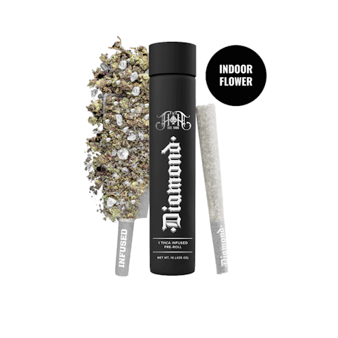 Heavy Hitters - Lemon Haze -Sativa- Diamond Infused 1g (Pre-Roll)  |  Heavy Hitters    -o6