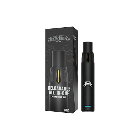 Heavy Hitters - Rainbow Sherbet | Ultra Extract High Potency Oil - 1G Reloadable All In One POD  |  Heavy Hitters   -ttt2 front