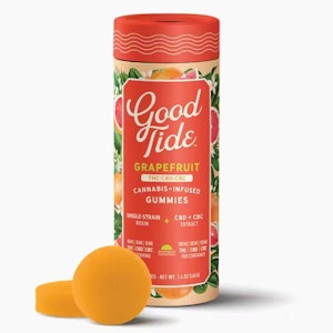Good Tide - [Good Tide] Gummies - 100mg - Grapefruit 1:1:1 (CBC)