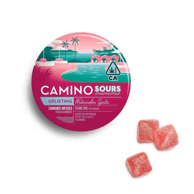 Camino - Camino - Uplifting Watermelon Spritz Sour - Gummy - 10 x 10mg Main Image