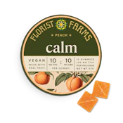 FFarms Peach Gummy, 100mg, 10ct. | E5