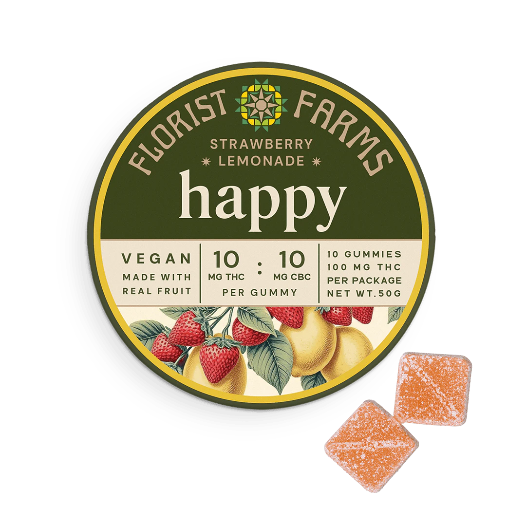 Florist Farms - FFarms Strawberry Lemonade Gummy, 10mg, 10ct. | E4 Main Image