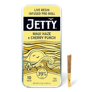 JETTY EXTRACTS - 10pk - Maui Haze x Cherry Punch - Live Resin Infused - 3.5g (S) Jetty