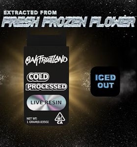 OAKFRUITLAND - Iced Out 1g Live Resin Cart - Oakfruitland