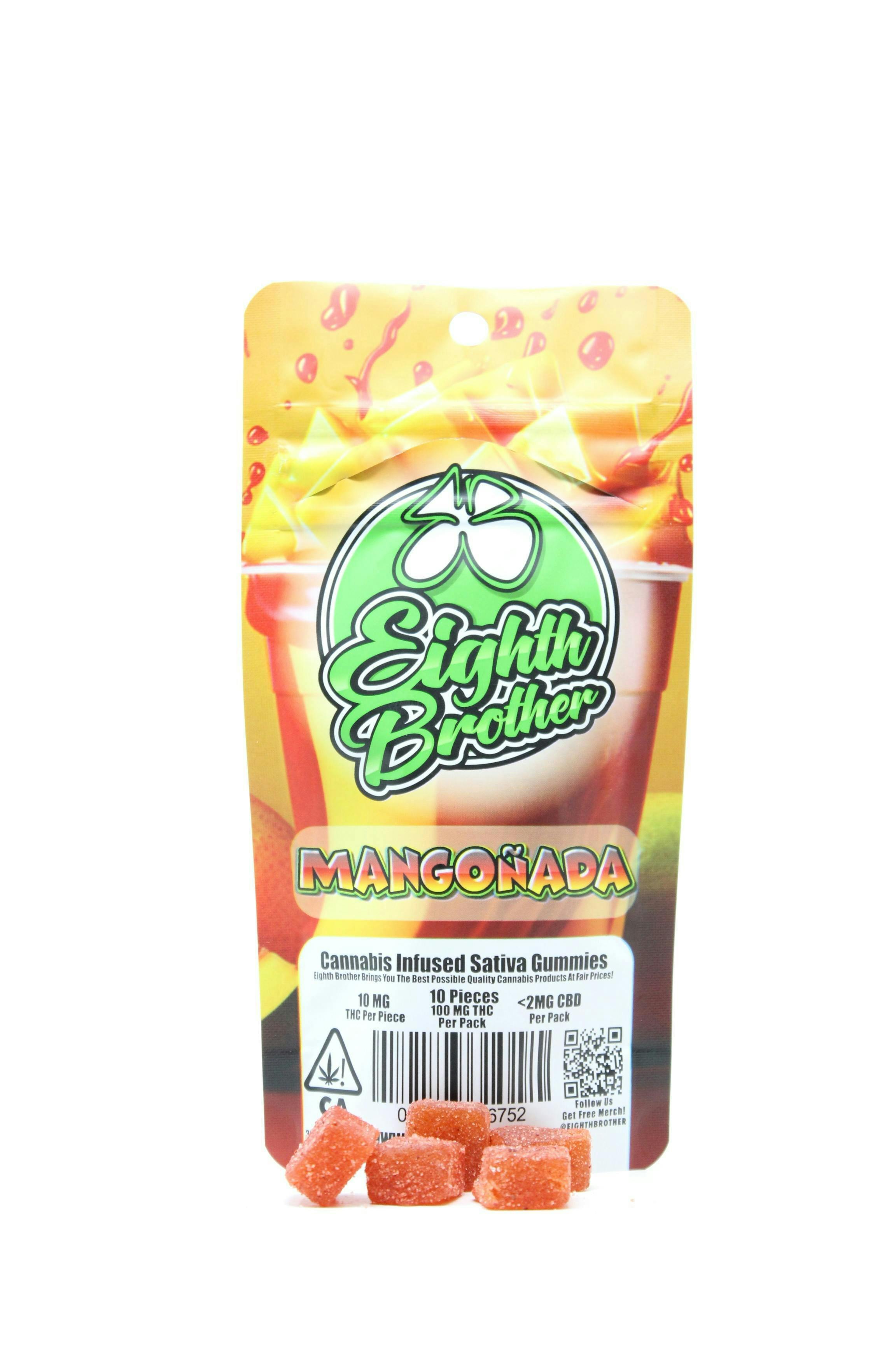 Eighth Brother: MANGONADA GUMMIES - SATIVA - 100MG