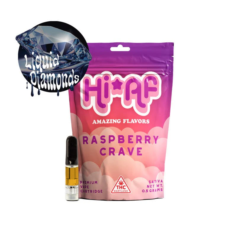Hi*AF - Hi*AF | 1g Vape Cartridge | Raspberry Crave Main Image