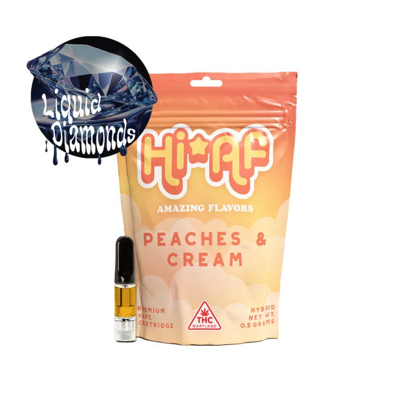Hi*AF - Hi*AF | 1g Vape Cartridge | Peaches & Cream Main Image