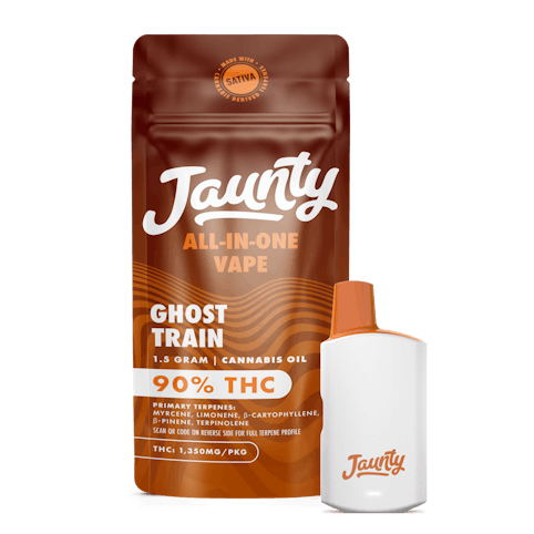 Jaunty - Ghost Train -Sativa- 1.5g Cannabis Oil (All-In-One Palm (Vape) | Jaunty   -m1