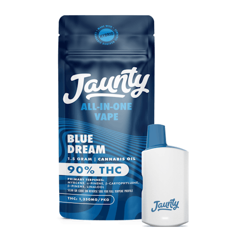 Jaunty - Blue Dream -Hybrid- 1.5g Cannabis Oil (All-In-One Palm (Vape) | Jaunty  -n1