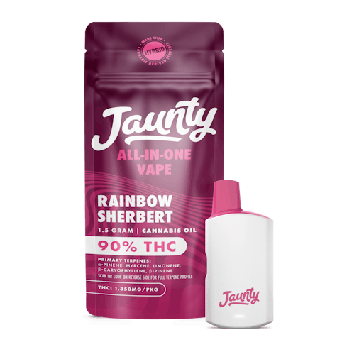 Jaunty - Rainbow Sherbert -Hybrid- 1.5g Cannabis Oil (All-In-One Vape) | Jaunty  -k1