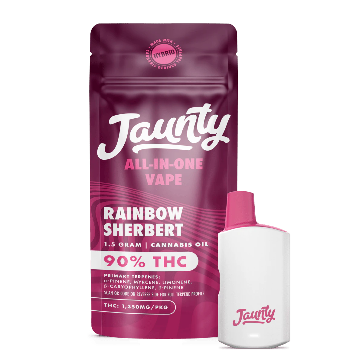 Jaunty - Jaunty Vape AIO Rainbow Sherbert 1.5g | V52B Main Image