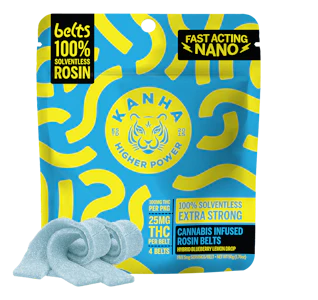 Kanha - Blueberry Lemon Drop | Rosin Nano Belts 4-pack | Kanha