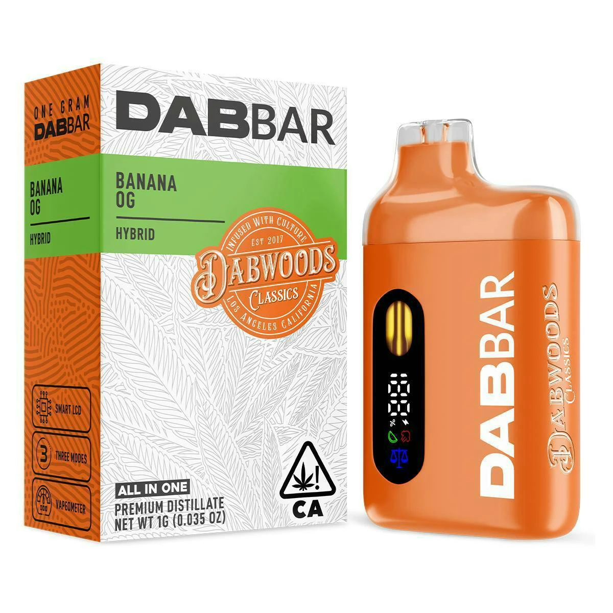 Dabwoods - Dabwoods - Banana OG DabBar - AIO - 1g Main Image