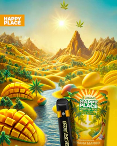 Happy Place - Happy Place | Banana Mango | All-In-One Vape | 2g