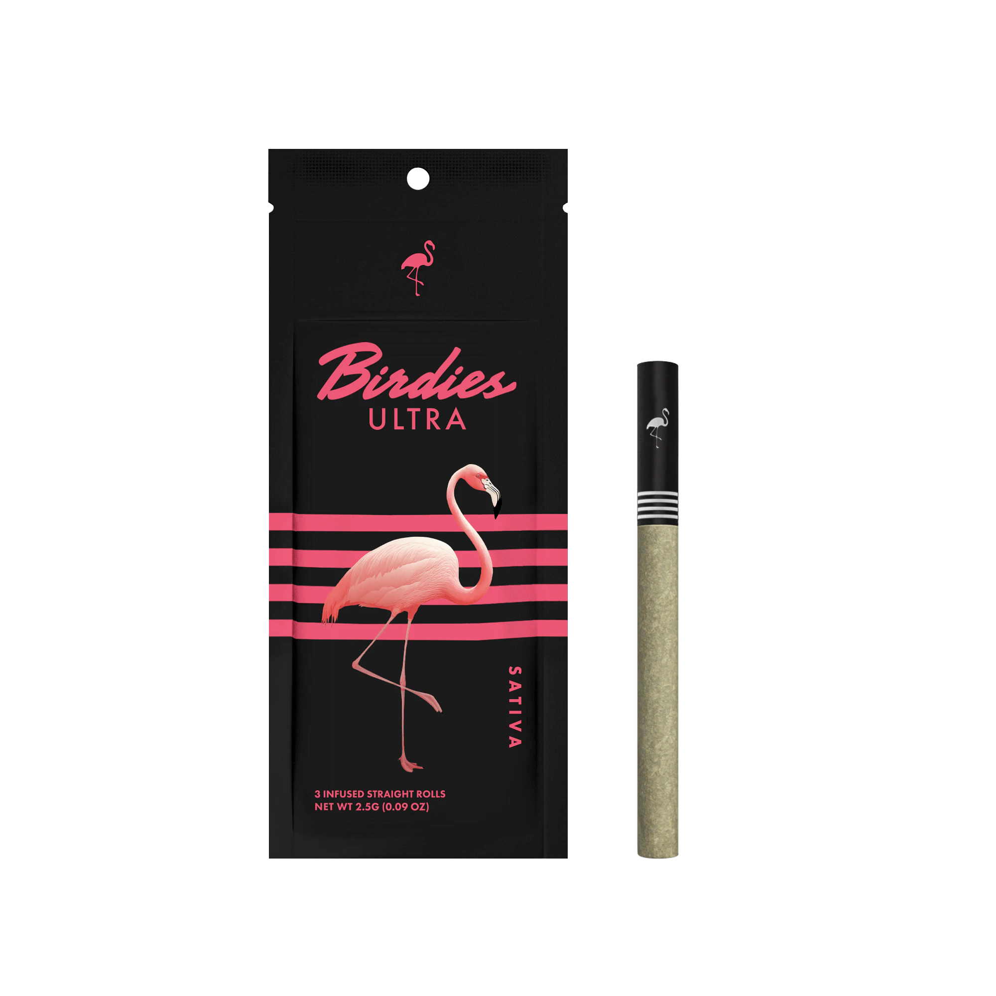 Birdies - Birdies Infused Ultra 3pk Prerolls 2.5g Sativa Main Image