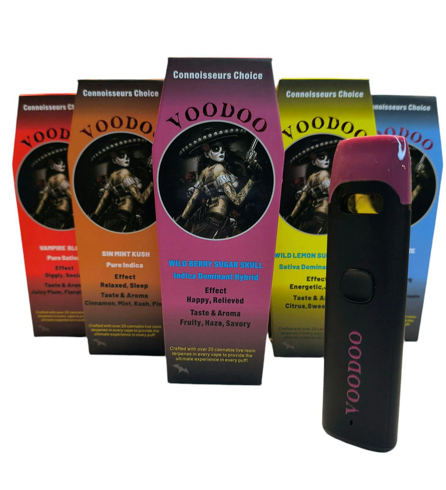 Voodoo -  Voodoo-Voodoo OG- Sativa -Live Resin- Disposable- 1g 74.10% THC% Main Image