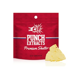 PUNCH EDIBLES & EXTRACTS - [Punch] BHO Shatter - 1g - Banana Smoothie (H)