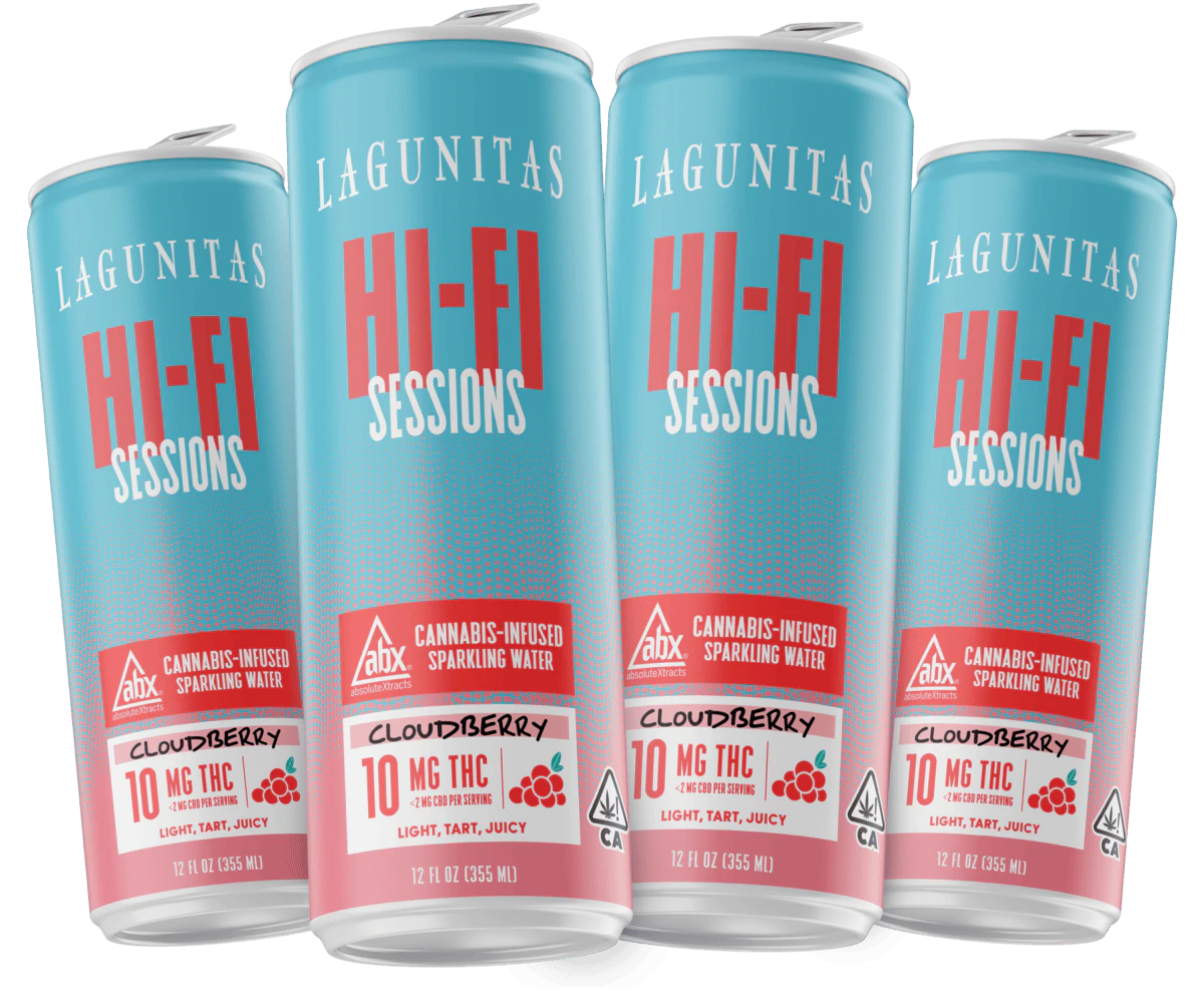 Lagunitas Hi-Fi Hops - LAGUNITAS - Drink - Cloudberry - Single - Hi-Fi Sessions - Sparkling Water - 10MG Main Image