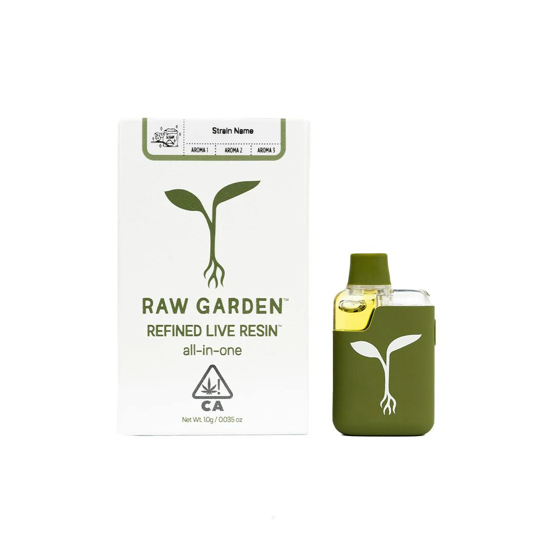 Raw Garden - Strawberry Gas - 1g Refined Live Resin™ Disposable (Raw Garden) Main Image