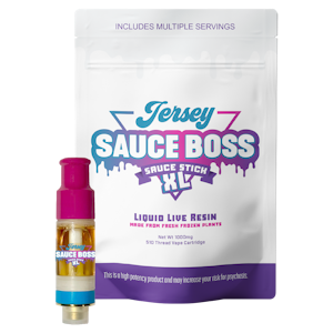 Jersey Sauce Boss - Chem Bucket Live Resin Sauce Stick XL Cart 1g