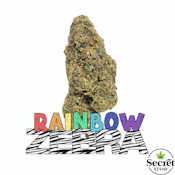 Secret Stash - Flower - Rainbow Zebra