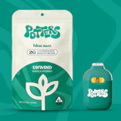 Potters - Blue Razz - Disposable Vape - 1.25G