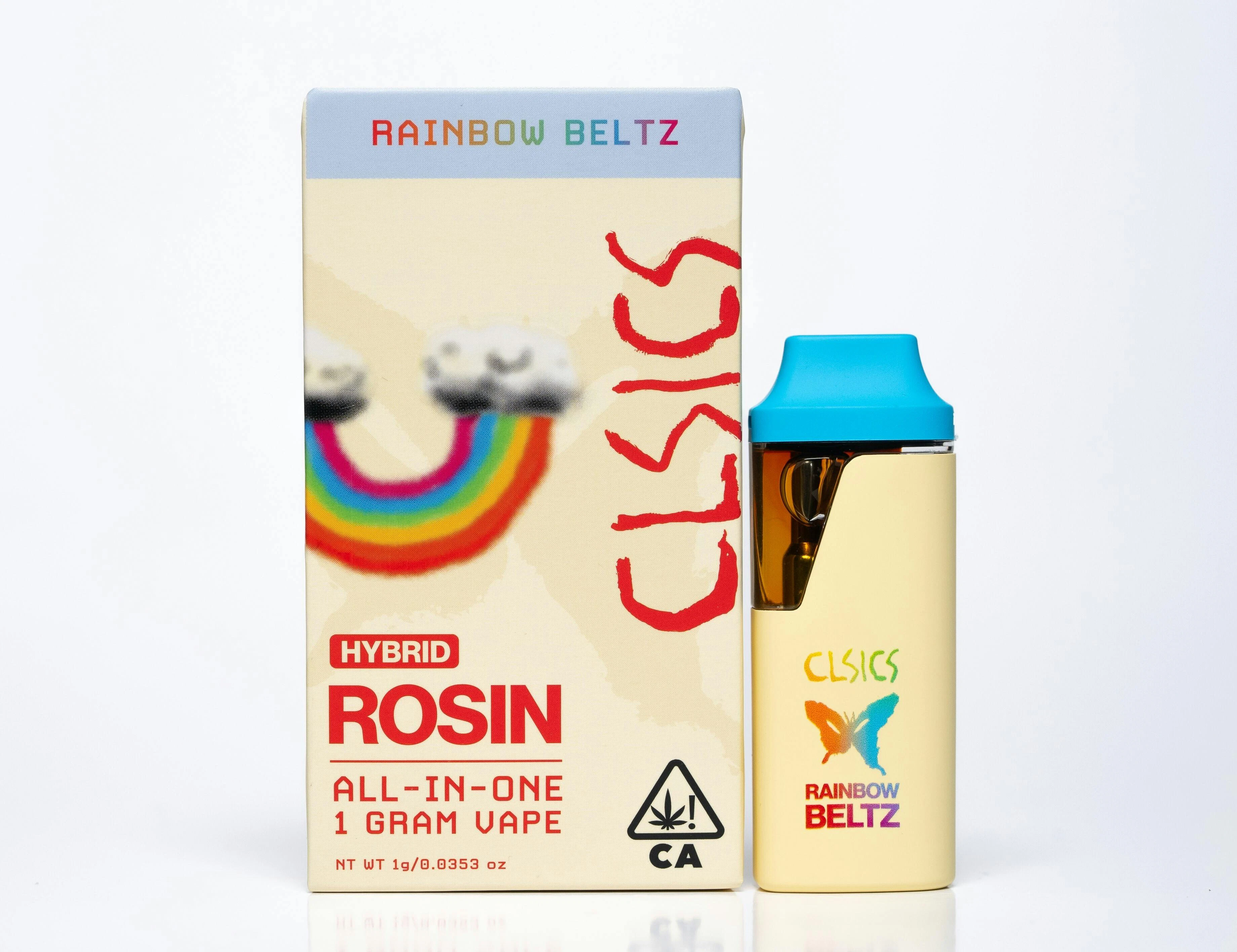 CLSICS - CLSCS - Rainbow Beltz - LIVE ROSIN - AIO - 1g** Main Image